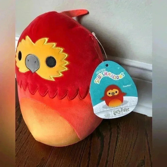Harry Potter Wizarding World x Original Squishmallows 8” Fawkes - NWT!! - Picture 2 of 6